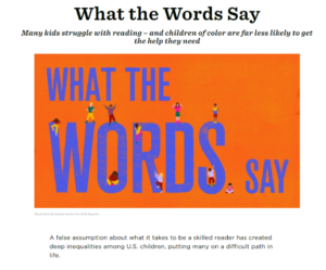 APM reports what the words say