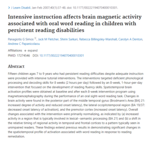 image reading research abstract