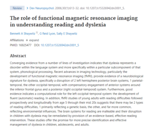 image research abstract role if fMRI