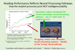 reading performance reflects neural processing