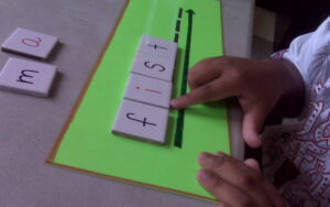 student reading activity