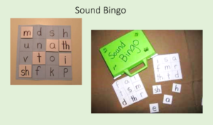 effective multisensory activity to teach phonemic code sound bingo
