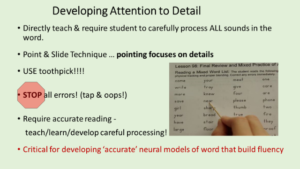 effective techniques for developing attention to detail in reading