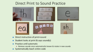direct print to sound practice