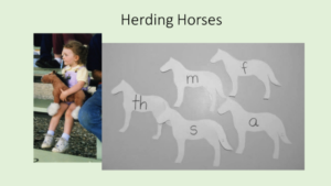 effective sound game to teach phonemic code herding horses