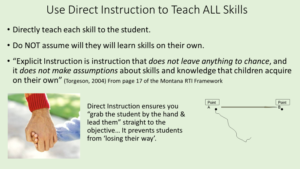 direct instruction helps students learn