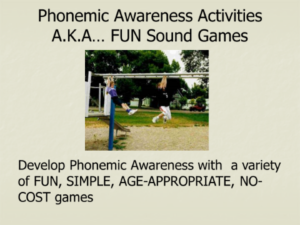 fun phonemic awareness activities