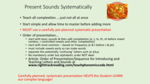 teach phonemic code systematically
