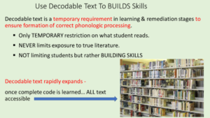 reading decodable text builds skills